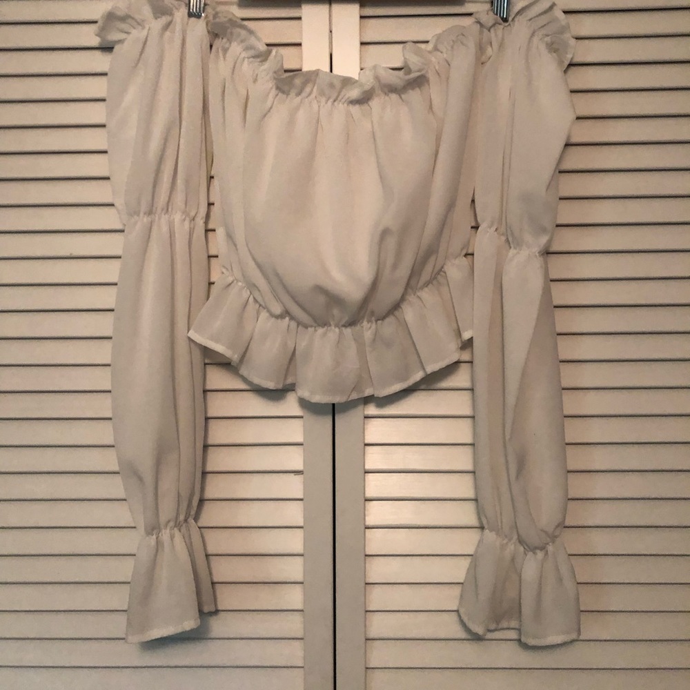 White Crop Top